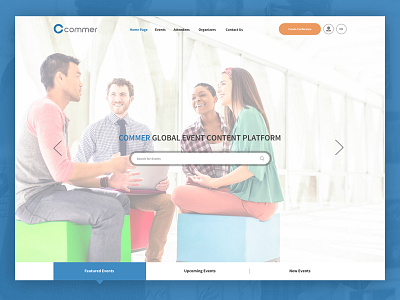 Commer Home Page Design