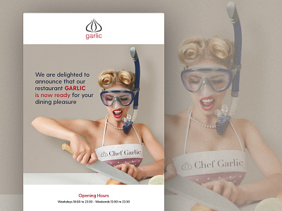 Garlic Opening Email Design beijing china creative edm email garlic shanghai singlepage turkey turkishrestaurant