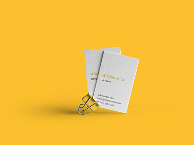 Business Card business cards minimal typography