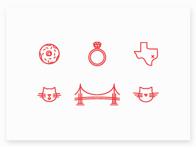 Wedding Icons illustration vector