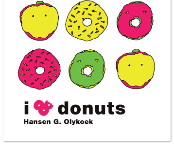 I Eat Donuts illustration