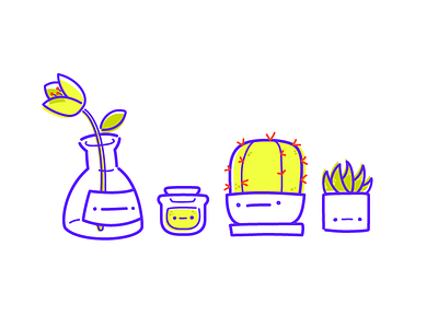 Logo Sketches branding cactus flower illustration line art logo plant vector