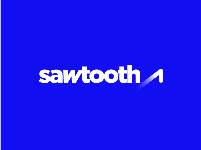 Sawtooth Logo gotham gradient logo modern sans serif vector