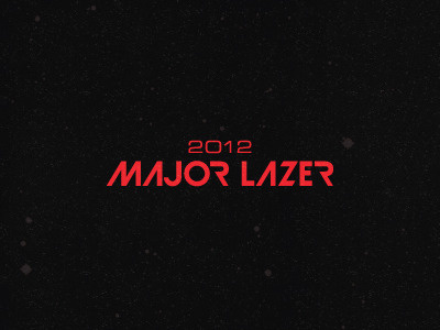 Major Lazer logo test