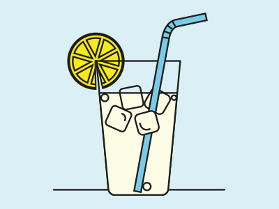 Lemonade, anyone? fresh illustration lemonade summer