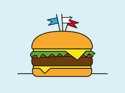 Cheeseburger, anyone? burger cheeseburger illustration