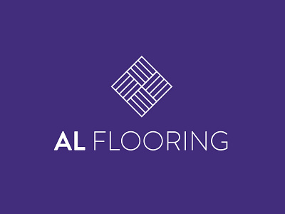 AL Flooring branding flooring logo wood