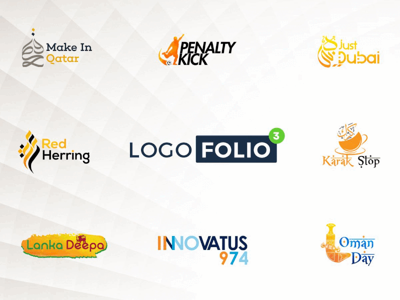 Logo Folio Vol.3 branding creative logo dubai logo karak stop karthik ns logo news logo oman logo qatar logo red herring tech logo trendy