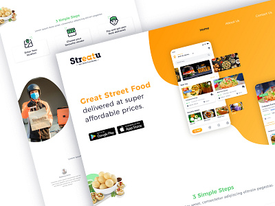 Streatu Landing Page Design