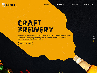KD Brewery Landing Page