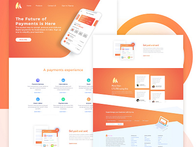 My Pay Website UI Concept