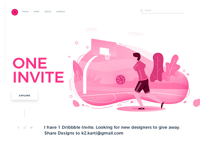 1 Dribbble Invite