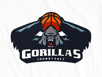 Basketball Team Logo basketball gorillas logo