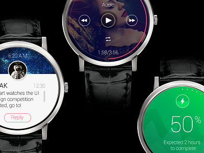 Smart Watch Interface Ui Kit download geak icon interface kit music see smart ui visual watch