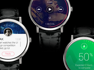 Smart Watch Interface Ui Kit