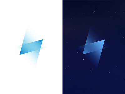Blue light logo blue bolt graphics icon light lightning logo media see visual