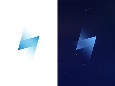 Blue light logo
