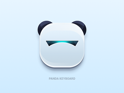 Panda Keyboard ai future graphics icon keyboard logo see smart technology visual