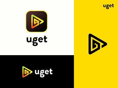 Uget - Logo Concept app color design graphics logo vector visual