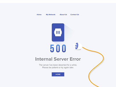 500 Error Page