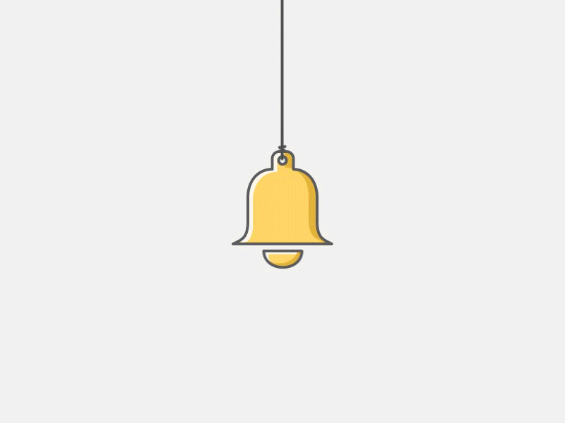 Ring a bell by Yifan Pan on Dribbble