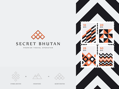 Secret Bhutan. Logo & Branding asia branding illustration logo singapore travel web