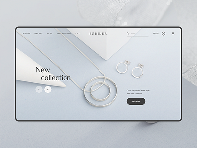 Jubiler. Home screen home minimal mobile modern rings ui web wedding white