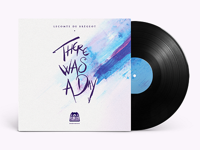 COVER - THERE WAS A DAY cover electro graphics lettering watercolor