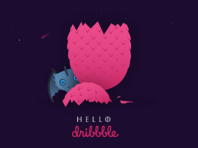 A Dribbblerion is born colors debut dragon egg first shot game of thrones happy hello
