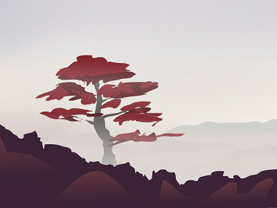 landscape illustration illustration illustration art illustrations illustrator landscape mountain mountains tree vector vector art vector illustration vectors