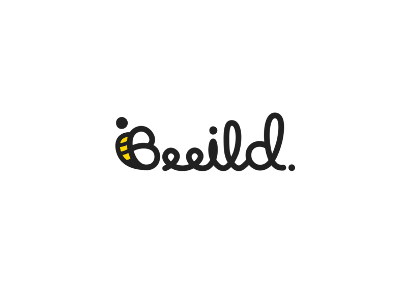 Beeild - logo animation aftereffects animation bounce color creative design logos motion