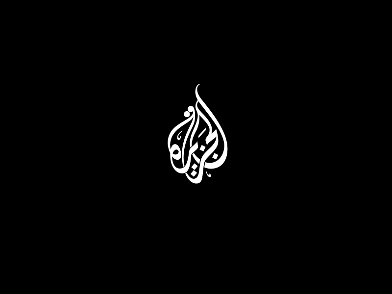 Aljazeera - logo animation aljazeera animation behance black fampos flat logo stroke white