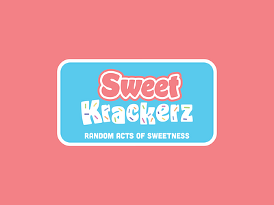 Sweet Krackerz Logo branding cracker design logo mark treat