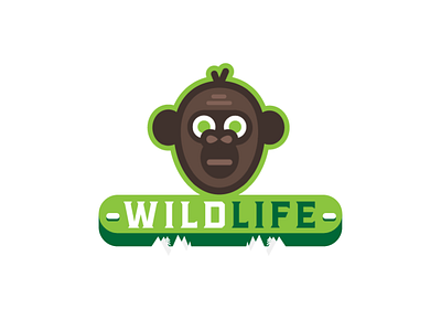 Wildlife - Thirty Logos Day #5 gorilla life monkey nature