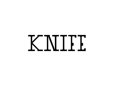 Knife - Thirty Logos Day #16 branding cooking kitchen knife logo mark sharp thirtylogos
