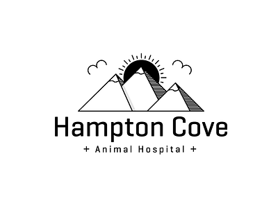 Hampton Cove - Thirty Logos Day #19 animal animal hospital branding hampton cove hospital logo mark thirty logos
