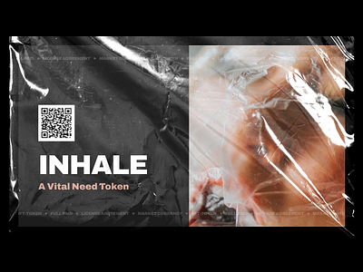 Offline Card: Inhale branding card design flyer pack ui wrap
