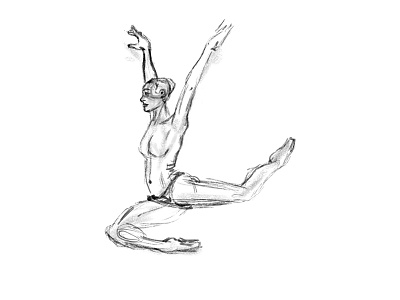 Inktober Day 14 ballerina inktober