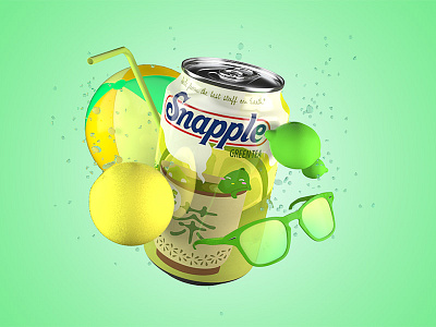 Snapple Green Tea Plus Reflectance