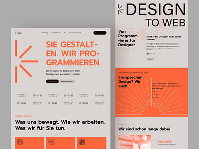 DesignToWeb — Website bold bold color clean components landing landing page landingpage lp shapes swiss swiss style typography ui ux uxui visual web web design webdesign website
