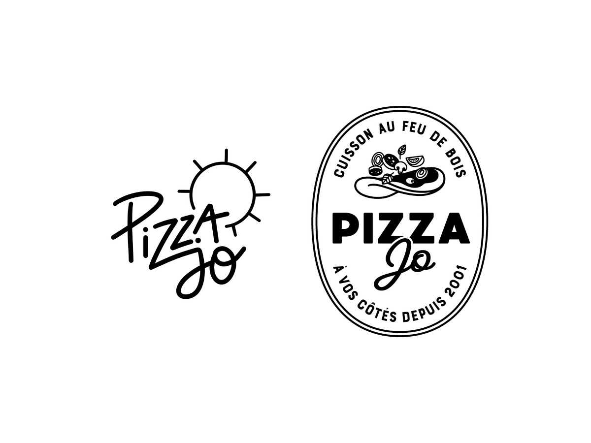 Logo Design - Pizza Jo Food Truck by Maïlys Huby on Dribbble