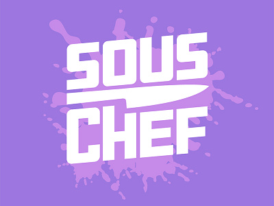 SousChef Logo illustrator logo photoshop