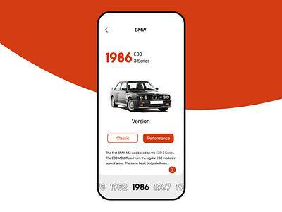 Vehicle History App 3series adobexd application bmw bmwe30 car design minimal mobile mobiledesign phone ui uiux ux