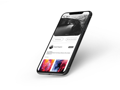 Jola - Wallpaper Aplication adobexd application blackandwhite blackwhite design iphone minimal minimalist phone wallpaper