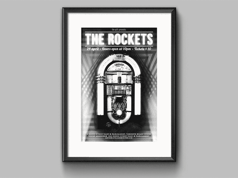 The Rockets - Animated Party Poster