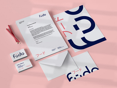Fūdo Stationary branding