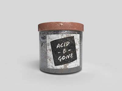 Acid -B- Gone 3d model speculative design