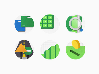 Profile Pensions: Product Icons branding design icon illustration web