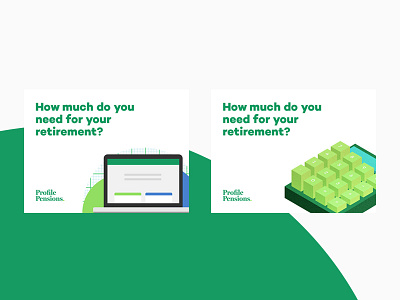 Profile Pensions: Calculator branding calculator design fin tech graphic illustration web