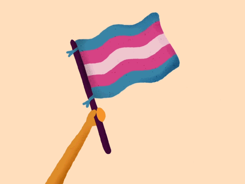 We remember. after effects animated animated gif animation gif illustration lgbt mograph motion motion design motion graphics procreate trans